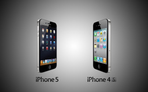 iPhone 5 vs iPhone 4s     1920x1200 iphone, vs, 4s, , 5