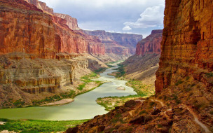  обои для рабочего стола 2560x1600 природа, реки, озера, green, orange, the, grand, canyon, arizona