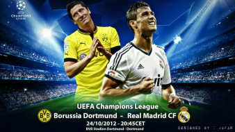 UEFA Champions League Borussia Dortmund - Real Madrid CF     1920x1080 uefa, champions, league, borussia, dortmund, real, madrid, cf, , , , 