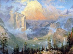 Yosemite Valley Artists Point     1940x1431 yosemite, valley, artists, point, , thomas, kinkade, , , 
