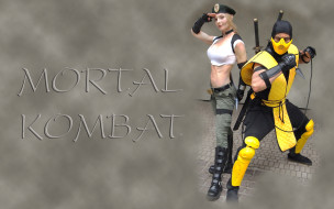 Mortal Kombat     1680x1050 mortal, kombat, , , sonya, blade, scorpion