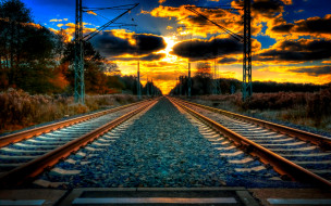 railway, track, , , , , , , , 