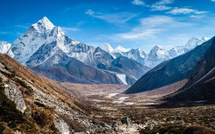 Mount Ama Dablam in Himalaya Mountains, Nepal     3840x2400 mount, ama, dablam, in, himalaya, mountains, nepal, , , , himalayas, , 