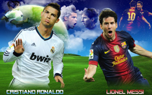 Cristiano Ronaldo vs Lionel Messi     1920x1200 cristiano, ronaldo, vs, lionel, messi, , , , 