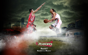 Rockets vs Blazers 2009 Playoffs     1920x1200 rockets, vs, blazers, 2009, playoffs, , nba, , , , 