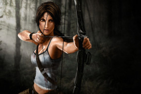 Tomb Raider 2013 обои для рабочего стола 1920x1280 tomb, raider, 2013, видео, игры, лук, lara, croft, стрела