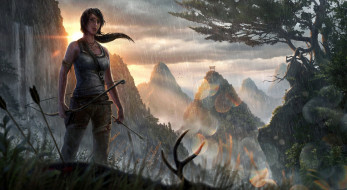 Tomb Raider 2013 обои для рабочего стола 1971x1080 tomb, raider, 2013, видео, игры, лук, lara, croft, стрела