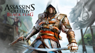 Assassin`s Creed IV: Black Flag обои для рабочего стола 1920x1080 assassin`s, creed, iv, black, flag, видео, игры, пистолет, сабля