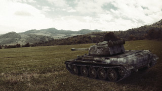world, of, tanks, видео, игры, мир, танков, холмы, поле, танк, позиция
