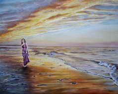 Andy Lloyd - An Evening Stroll     2560x2052 andy, lloyd, an, evening, stroll, , , 