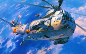 Sikorsky S-61-SH-3 Sea King     2880x1800 sikorsky, 61, sh, sea, king, , 3, , graphic, , , , 