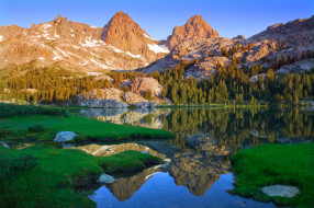 Ansel Adams Wilderness     2048x1363 ansel, adams, wilderness, , , , , , mount, ritter, banner, peak, lake, ediza
