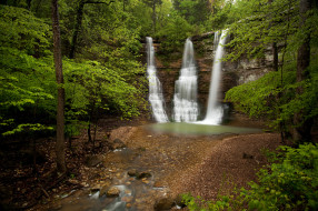 Triple Falls (aka Twin Falls), Arkansas     2048x1365 triple, falls, aka, twin, arkansas, , , , 