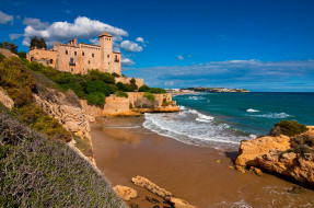 Tamarit Castle, Tarragona, Spain     2048x1360 tamarit, castle, tarragona, spain, , , , , catalonia, costa, dorada, , , -, , 