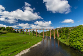 Leaderfoot Viaduct, Scotland     2048x1396 leaderfoot, viaduct, scotland, , , , , , , , river, tweed, , 