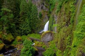 Wahclella Falls, Oregon     2048x1365 wahclella, falls, oregon, , , , , , 