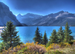 Bow Lake, Banff National Park, Alberta, Canada     2048x1463 bow, lake, banff, national, park, alberta, canada, , , , , , , , , , 