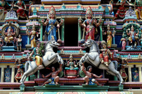 Sri Mahamariamman Temple, Kuala Lumpur, Malaysia     2048x1365 sri, mahamariamman, temple, kuala, lumpur, malaysia, , , , , -, , , 