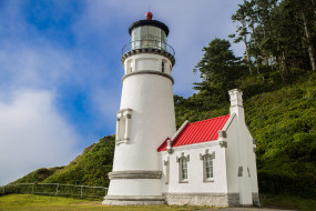Hecita Head Lighthouse, Oregon     2048x1367 hecita, head, lighthouse, oregon, , , 