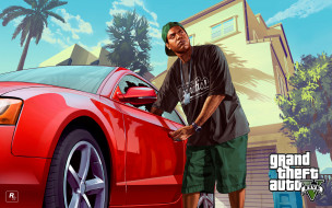 Grand Theft Auto V     2880x1800 grand, theft, auto, , , lamar