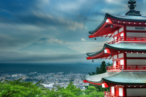 Mt Fuji & Chureito Pagoda - Fujiyoshida, Yamanashi, Japan     2048x1365 , , , , fuji, chureito pagoda, fujiyoshida, yamanashi, japan