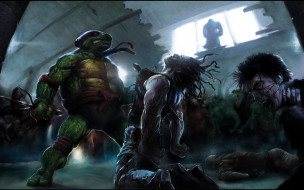 Teenage Mutant Ninja Turtles: Out of the Shadows обои для рабочего стола 1920x1200 teenage, mutant, ninja, turtles, out, of, the, shadows, видео, игры, черепаха, люди