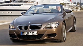 BMW M6 Cabrio обои для рабочего стола 2048x1152 bmw, m6, cabrio, автомобили, германия, bayerische, motoren, werke, ag