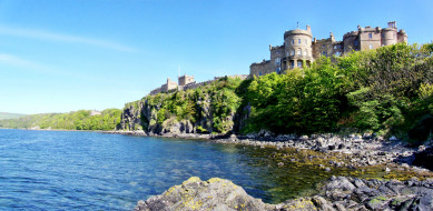 Culzean Castle from the sea     2900x1419 culzean, castle, from, the, sea, , , , , , , , 