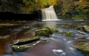 Cauldron Falls, Yorkshire Dales National Park, England     2560x1601 cauldron, falls, yorkshire, dales, national, park, england, , , , , , -