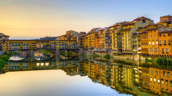 Ponte Vecchio, Florence, Italy     2048x1152 ponte, vecchio, florence, italy, , , , , , vasari, corridor, arno, river, , , , , 