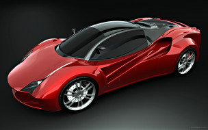 Ferrari-Red-Concept     2560x1600 ferrari, red, concept, , 3