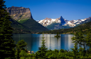 Saint Mary Lake, Glacier National Park, Montana     2048x1331 saint, mary, lake, glacier, national, park, montana, , , , , , , , rocky, mountains