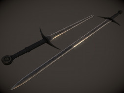 оружие, 3d, мечи