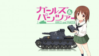 Girls und Panzer обои для рабочего стола 1920x1080 girls, und, panzer, аниме, танк, девушка