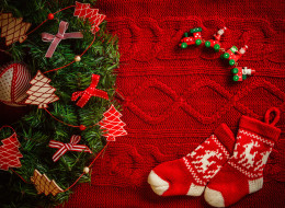      4605x3375 , , , , , , , , , , christmas, holiday, decoration, winter, , , , , ribbon, tree, happy, new, year, merry