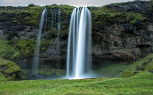 Seljalandsfoss Waterfall, Iceland     3840x2400 seljalandsfoss, waterfall, iceland, , , , , , , 