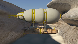 airship, 3 , modeling 