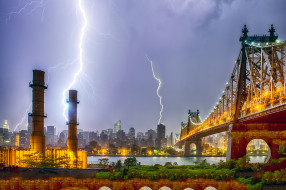New York City Lightning     2048x1365 new york city lightning, , - , , , , , , , 