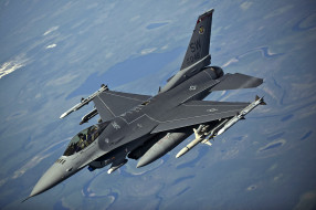 F-16, Fighting Falcon     2500x1663 f-16,  fighting falcon, ,  , , , , , , 