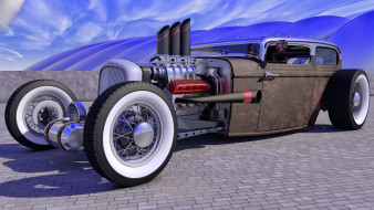      2560x1440 , 3, rod, rat, ford, 1929