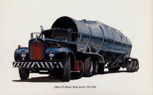 mack     1920x1200 mack, , , paint, classic, print, truck, wallpaper