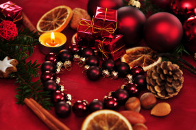 , , balls, heart, decoration, , , candle, new, year, christmas, ornaments, , , , , 