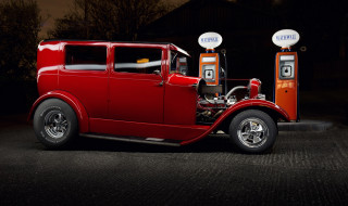1929 Red Ford Hot Rod     2046x1217 1929 red ford hot rod, , ford, , , , motor, company