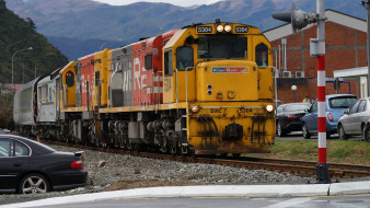 KiwiRail Locomotives DXC 5304 and DCP 4628 with TranzAlpine     1920x1080 kiwirail locomotives dxc 5304 and dcp 4628 with tranzalpine, , , , , , , , 