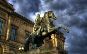 duke of wellington statue,  edinburgh,  scotland, ,  , , , , 