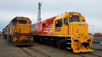 KiwiRail DFT 7295 and DXC 5520 Locomotives     1920x1080 kiwirail dft 7295 and dxc 5520 locomotives, , , , , , 
