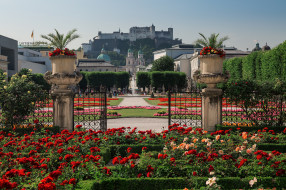Mirabell Palace Gardens, Salzburg, Austria     2048x1365 mirabell palace gardens,  salzburg,  austria, ,  , , austria, , salzburg, , , , , hohensalzburg, castle, , , mirabell, palace, gardens, 