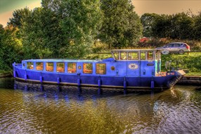 canal barge, , , , , 