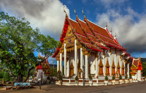 Chalong Temple, Phuket, Thailand     2048x1317 chalong temple,  phuket,  thailand, , -    , , , 