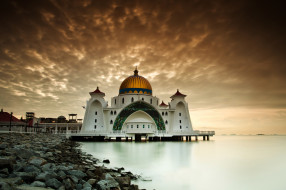 Malacca Straits Mosque     2048x1365 malacca straits mosque, , - ,  , , , , 